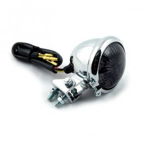 BATES STYLE LED BAGLYS KROM/SMOKED