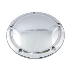 STEPPED DERBY COVER, 5 HOLE 99-17 Dyna; 99-18 Softail (excl. 2018 FLSB); 99-15 Touring, Trike