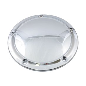 STEPPED DERBY COVER, 5 HOLE 99-17 Dyna; 99-18 Softail (excl. 2018 FLSB); 99-15 Touring, Trike