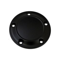 Stepped point cover 5-hole. Black Black die-cast aluminum point cover. TC.