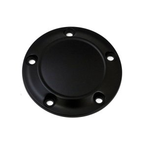 Stepped point cover 5-hole. Black Black die-cast aluminum point cover. TC.
