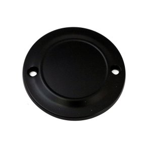 Stepped point cover 2-hole. Black Black die-cast aluminum point cover. 70-99 Bt, xl 71-22