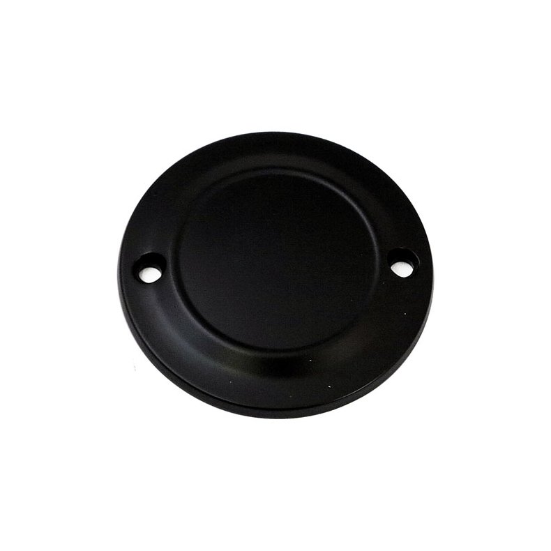 Stepped point cover 2-hole. Black Black die-cast aluminum point cover. 70-99 Bt, xl 71-22