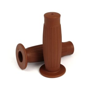 GRIPSTER, HANDLEBAR GRIP SET. BROWN 22mm