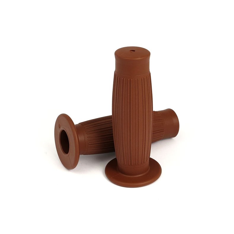 GRIPSTER, HANDLEBAR GRIP SET. BROWN 22mm