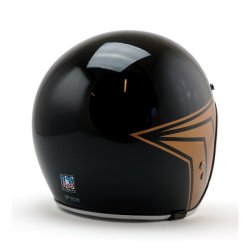 ROEG X 13 1/2 SKULL BUCKET HELMET GLOSS BLACK (ECE GODKENDT)