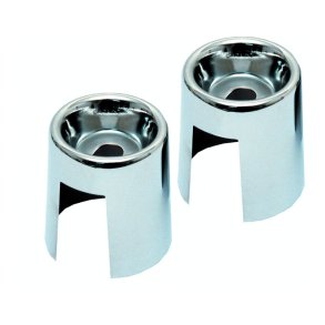 SHOCK STUD COVER KIT. CHROME Chrome steel replacement covers. 2 inch  Fits: > 75-78 XL 