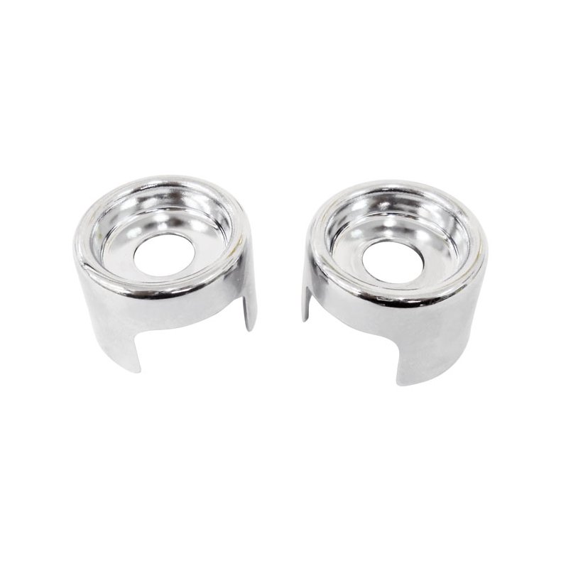 SHOCK STUD COVER KIT. CHROME Chrome steel replacement covers.  Fits: > 82-90 XL; 82-94 FXR