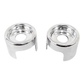 SHOCK STUD COVER KIT. CHROME Chrome steel replacement covers.  Fits: > 91-99 XL (EXCL. 1200S)