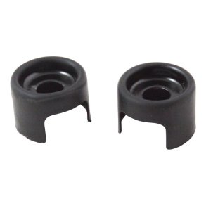 SHOCK STUD COVER SET. BLACK Black steel. Replacement for OEM 54741-07.XL