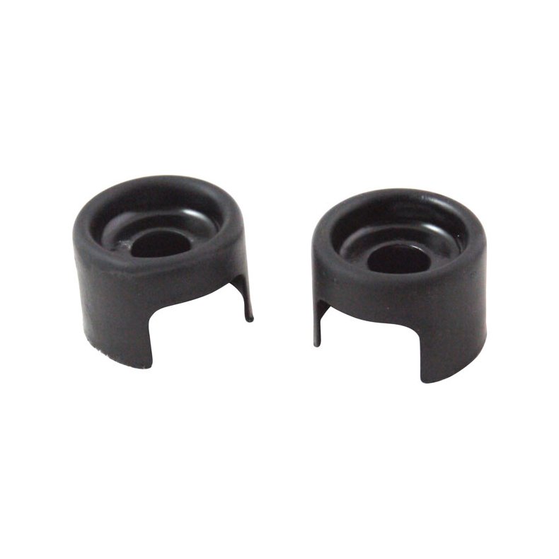 SHOCK STUD COVER SET. BLACK Black steel. Replacement for OEM 54741-07.XL