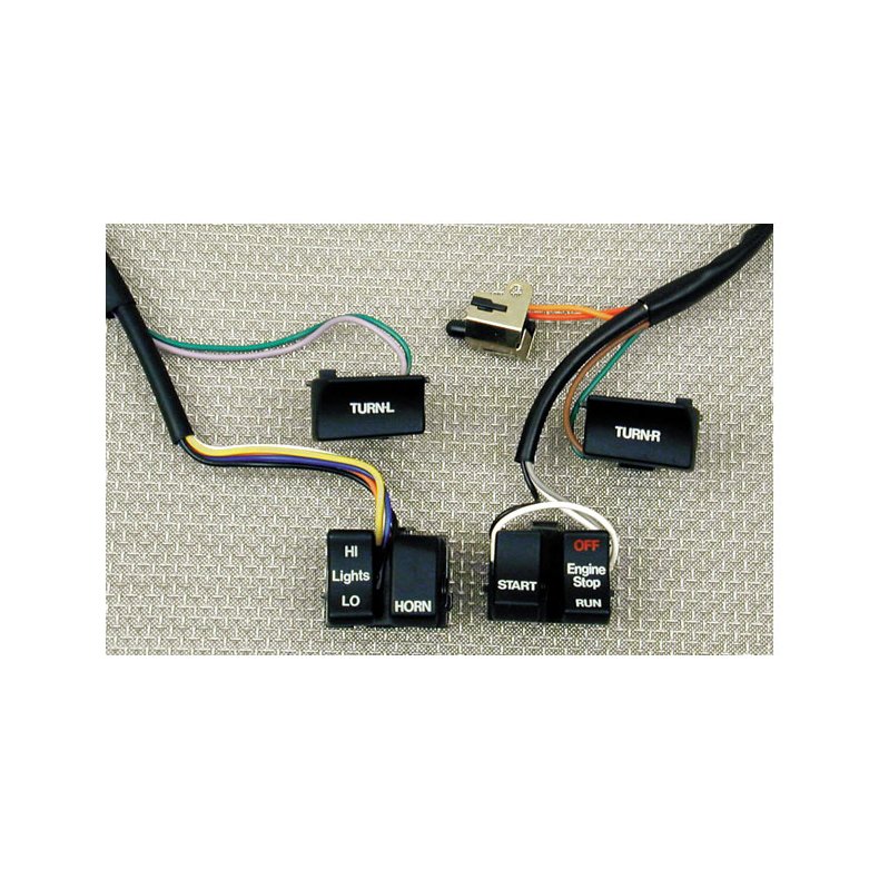 vH.BAR WIRE HARNESS &amp; SWITCH KIT