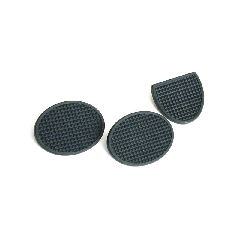 BRAKE &amp; CLUTCH PEDAL PADS BLACK