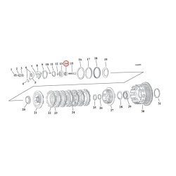 Udrykkerleje 5-17 B.T with A&S clutch; 17-20(NU)Touring; L84-21 XL; 08-12(NU)XR1200; 02-17(NU)V-Rod