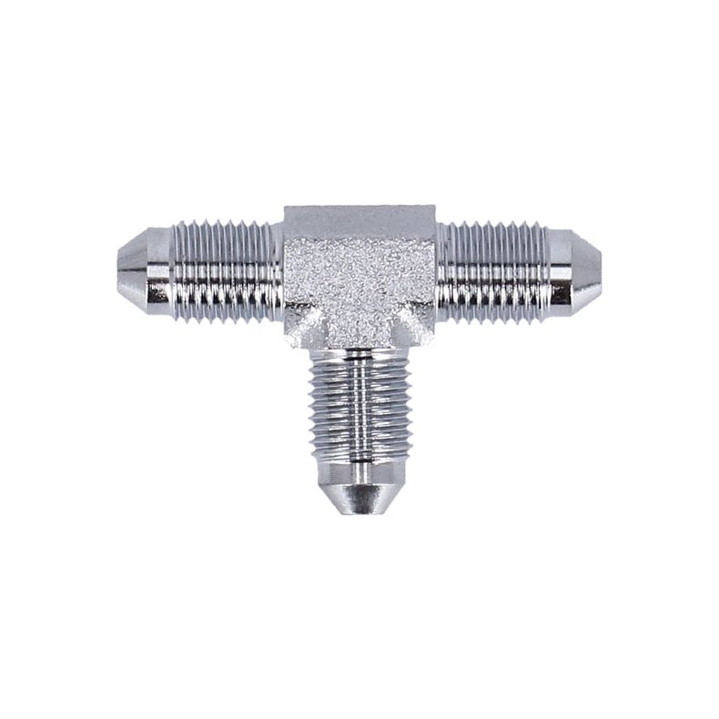 chrome With AN-3 Fittings. Used with dual front calipers