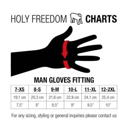 HOLY FREEDOM BULLIT NABUCK GLOVES SUEDE BLACK 