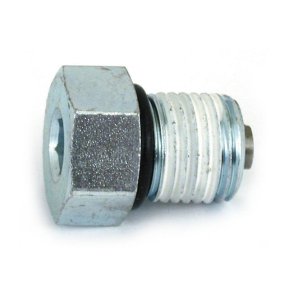 Oil drain plug. magnetic Zinc plated. OEM style. 