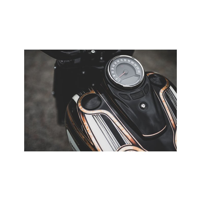 KILLER CUSTOM, FLUSH-MOUNT FUEL CAP KIT. 