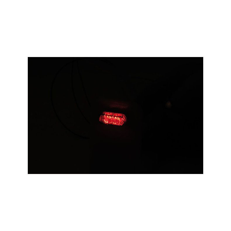 'MODULE 1' TAILLIGHT / TURN SIGNAL COMBO. SMOKE LENS, ECE PASSER DMP GL MODEL NR HOLDER