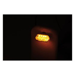 'MODULE 1' TAILLIGHT / TURN SIGNAL COMBO. SMOKE LENS, ECE PASSER DMP GL MODEL NR HOLDER