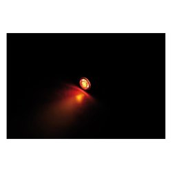 'APOLLO' MINIATURE ROUND SMD LED BRAKE,  TAILLIGHT/TURN SIGNAL COMBO Smoke lens. 