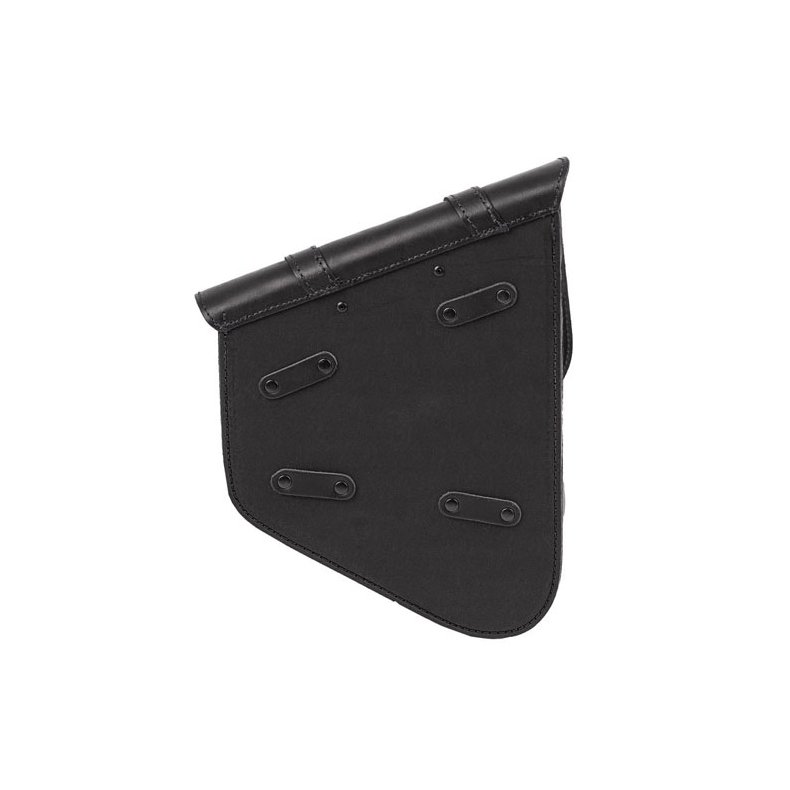 LEDRIE, FULL LEATHER SWING ARM BAG LEFT, 9 LITER. BLACK