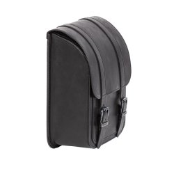 LEDRIE, FULL LEATHER SWING ARM BAG LEFT, 9 LITER. BLACK