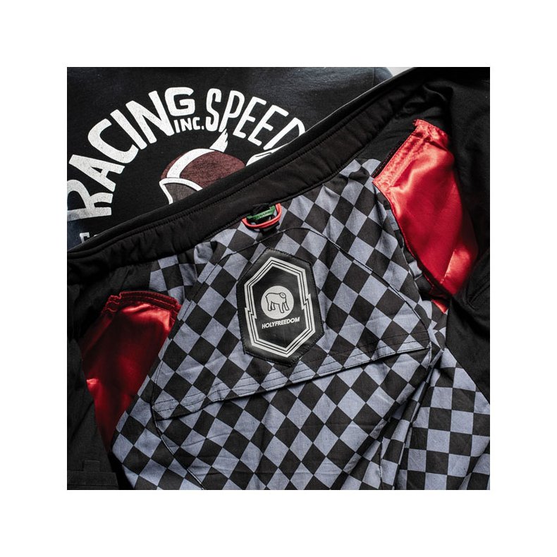 HOLY FREEDOM PRISON JACKET BLACK/OFF WHITE 