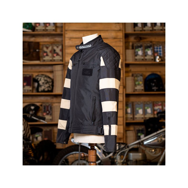 HOLY FREEDOM PRISON JACKET BLACK/OFF WHITE 