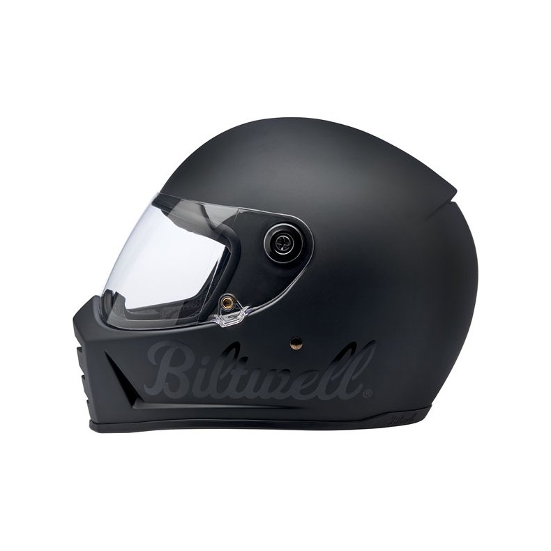 BILTWELL LANE SPLITTER HELMET PODIUM FLAT BLACK FACTORY
