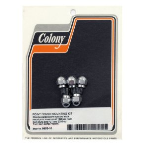 COLONY, POINT COVER MOUNT KIT. ACORN, CHROME
