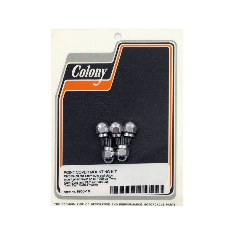 COLONY, POINT COVER MOUNT KIT. ACORN, CHROME