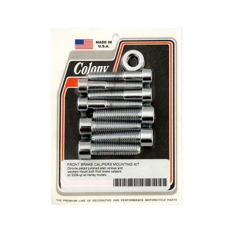 CALIPER MOUNT BOLT KIT 08-14 Softail; 08-17 Dyna 