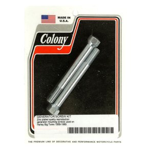 Colony, generator mount kit. Zinc.  58-69 Big Twin