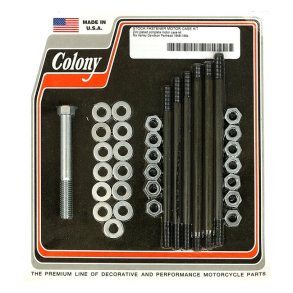 COLONY CRANKCASE BOLT KIT HEX ZINC  Fits: > 48-64 PANHEAD