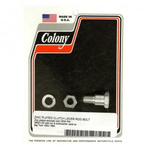 COLONY CLUTCH LEVER ROD BOLT KIT ZINC; REPRODUCTION MOUSETRAP MODELS  Fits: > 52-64 B.T.