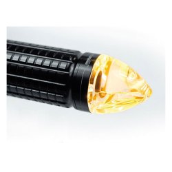 M-BLAZE CONE IN-BAR TURN SIGNALS BLACK 