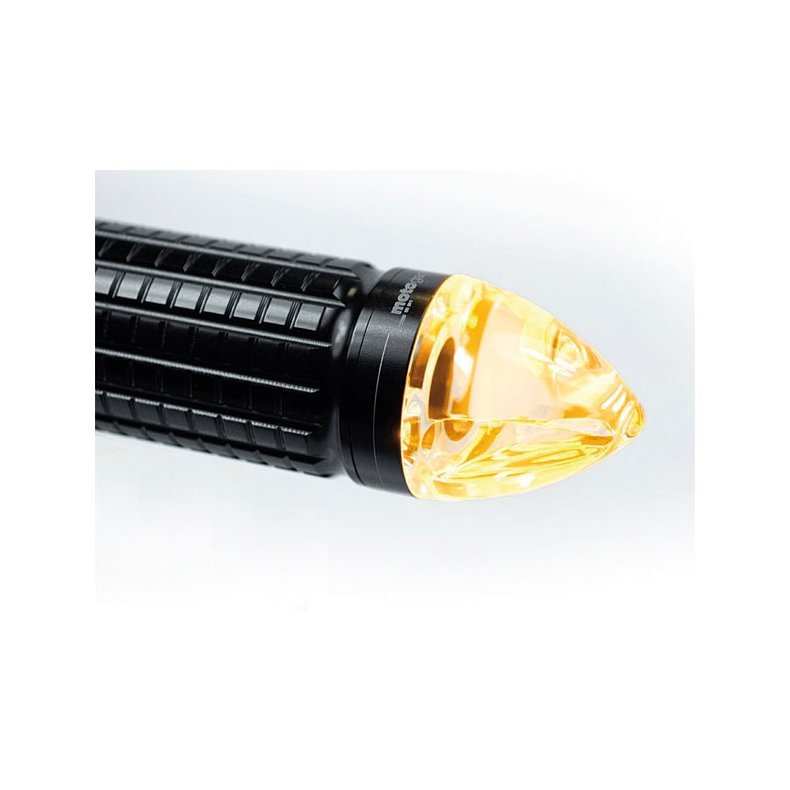 M-BLAZE CONE IN-BAR TURN SIGNALS BLACK 