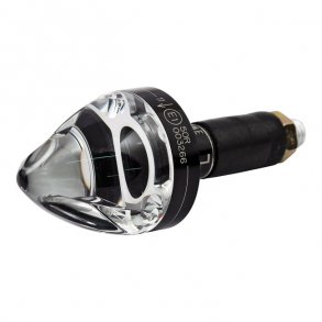 M-BLAZE CONE IN-BAR TURN SIGNALS BLACK 