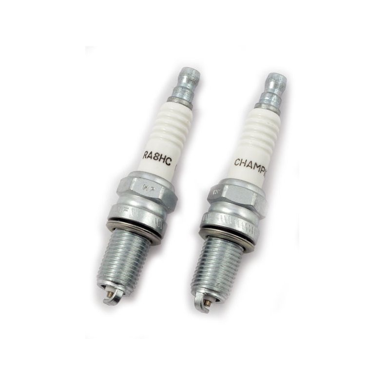 Champion, Copper Plus spark plug. H8C H-D #4. 14mm threaded 54-56 KH; 57-85 XL Sportster