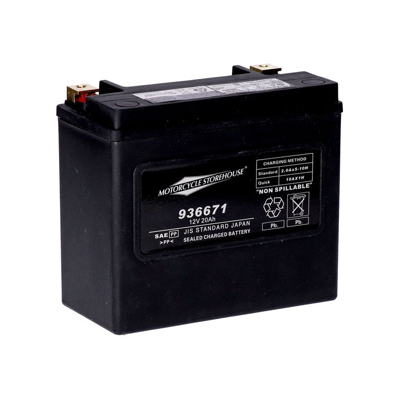 BATTERI , 97-23 Softail; 97-17Dyna; 97-03XL; 07-17(NU)V-Rod, Buell S1, S3, ST, M2, 