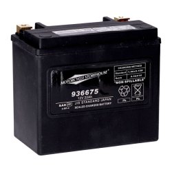 12V SEALED AGM BATTERY  73-86 FXE; 82-94 FXR; 84-90 Softail; 79-96 XL