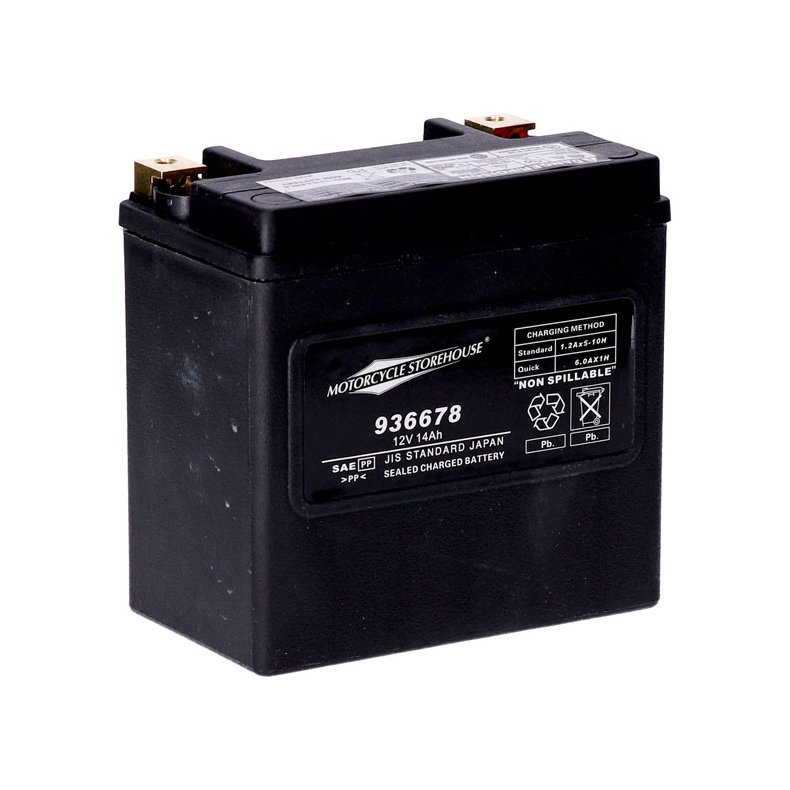 BATTERI , 02-06 all V-Rod; 2007 VSCR V-Rod only; 03-10 Buell XB &amp; Buell Blast