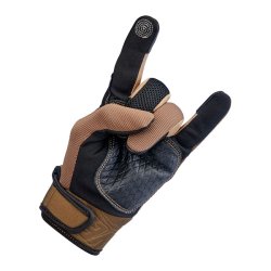Biltwell Baja gloves chocolate/black