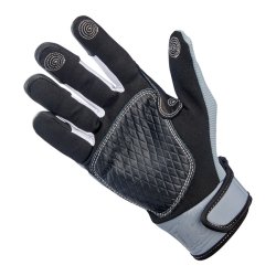 Biltwell Baja gloves grey/black