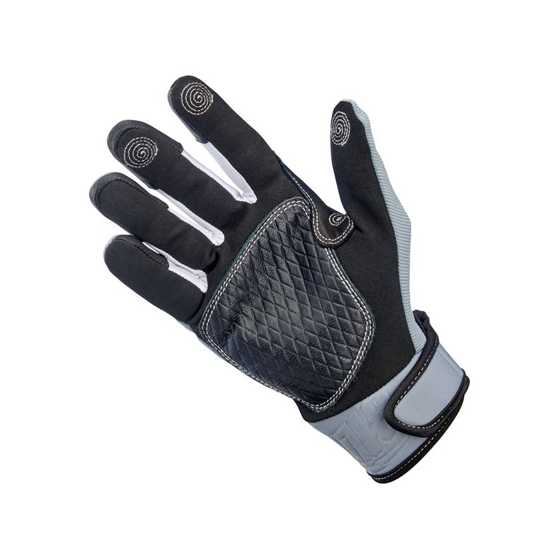 Biltwell Baja gloves grey/black