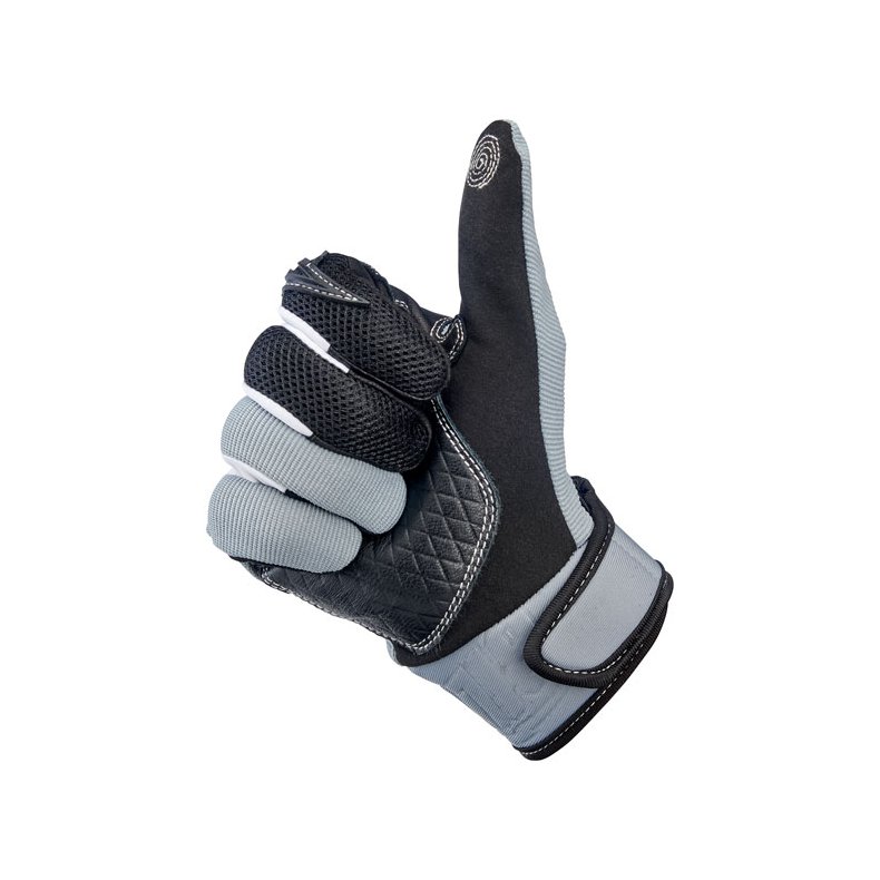 Biltwell Baja gloves grey/black