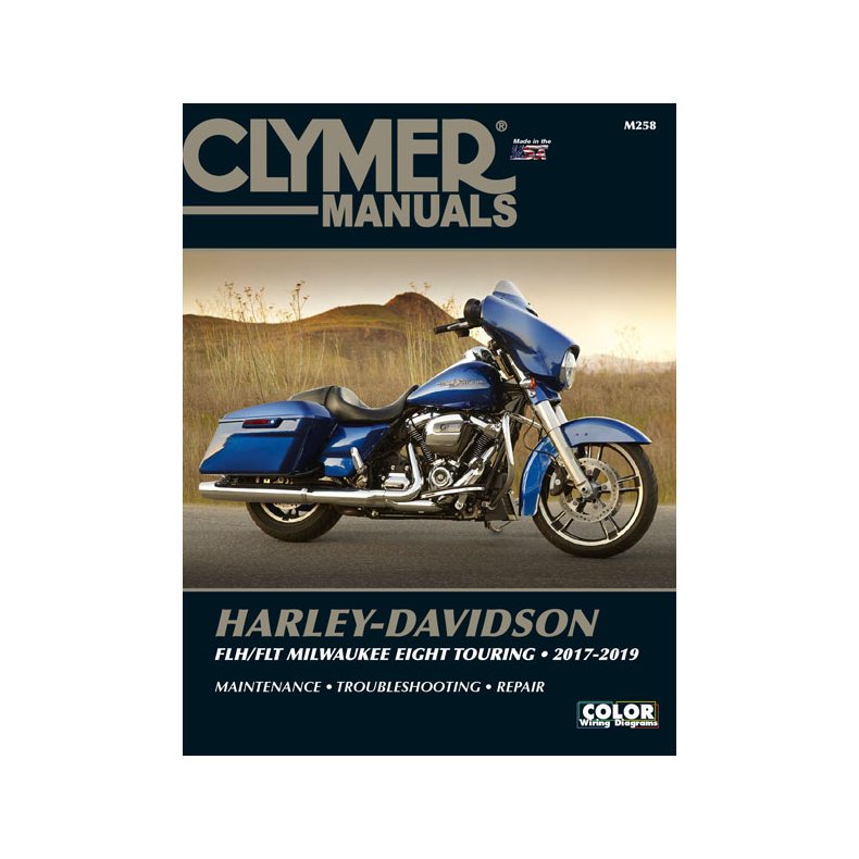 CLYMER, SERVICE MANUAL 17-19 M8 TOURING MODELS 