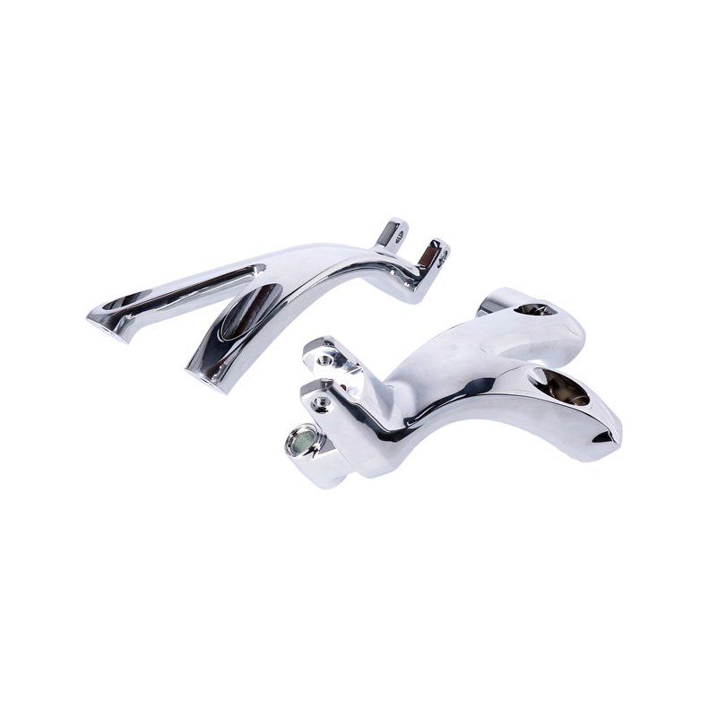 M8 SOFTAIL FLOORBOARD TO FOOTPEG CONVERSION BRACKETS