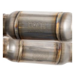 S&S, RACE 2:1 LOW EXHAUST SYSTEM. STAINLESS 